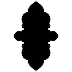 Islamic Label Emblem Shape Glyph Pictogram symbol visual illustration