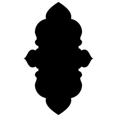 Islamic Label Emblem Shape Glyph Pictogram symbol visual illustration