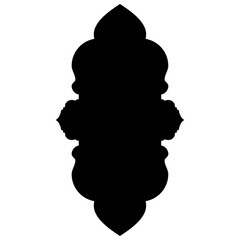Islamic Label Emblem Shape Glyph Pictogram symbol visual illustration