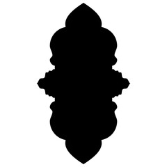 Islamic Label Emblem Shape Glyph Pictogram symbol visual illustration