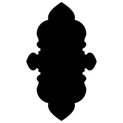 Islamic Label Emblem Shape Glyph Pictogram symbol visual illustration