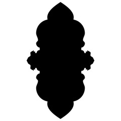 Islamic Label Emblem Shape Glyph Pictogram symbol visual illustration