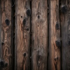 Fototapeta premium b'Old Weathered Wooden Fence Posts'