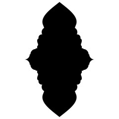 Islamic Label Emblem Shape Glyph Pictogram symbol visual illustration