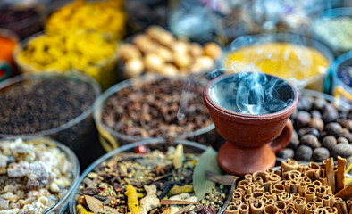 Spices and herbs on Nizwa Souq, Oman