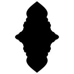 Islamic Label Emblem Shape Glyph Pictogram symbol visual illustration