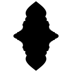 Islamic Label Emblem Shape Glyph Pictogram symbol visual illustration