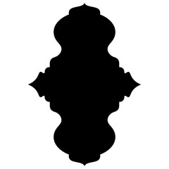 Islamic Label Emblem Shape Glyph Pictogram symbol visual illustration