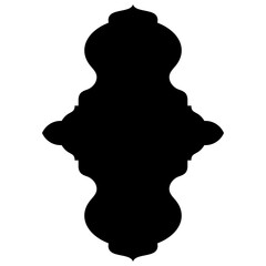 Islamic Label Emblem Shape Glyph Pictogram symbol visual illustration
