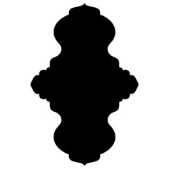 Islamic Label Emblem Shape Glyph Pictogram symbol visual illustration