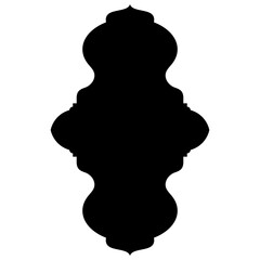 Islamic Label Emblem Shape Glyph Pictogram symbol visual illustration