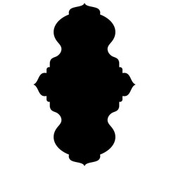 Islamic Label Emblem Shape Glyph Pictogram symbol visual illustration