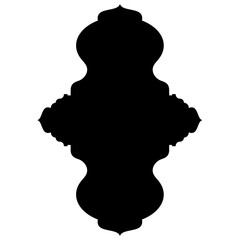 Islamic Label Emblem Shape Glyph Pictogram symbol visual illustration