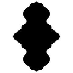 Islamic Label Emblem Shape Glyph Pictogram symbol visual illustration