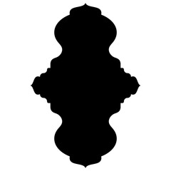 Islamic Label Emblem Shape Glyph Pictogram symbol visual illustration