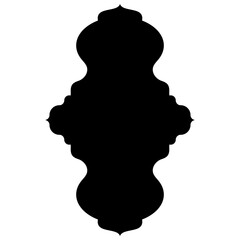 Islamic Label Emblem Shape Glyph Pictogram symbol visual illustration