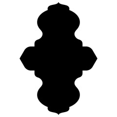 Islamic Label Emblem Shape Glyph Pictogram symbol visual illustration