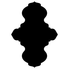 Islamic Label Emblem Shape Glyph Pictogram symbol visual illustration