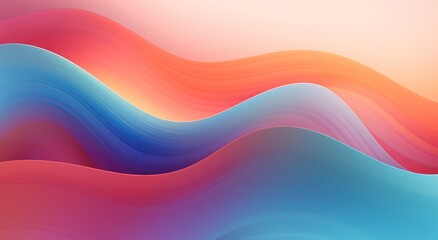 a colorful waves in different colors