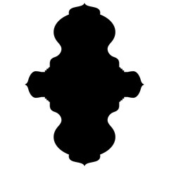 Islamic Label Emblem Shape Glyph Pictogram symbol visual illustration