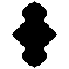 Islamic Label Emblem Shape Glyph Pictogram symbol visual illustration