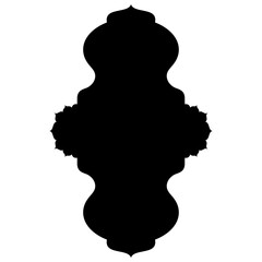 Islamic Label Emblem Shape Glyph Pictogram symbol visual illustration