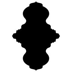 Islamic Label Emblem Shape Glyph Pictogram symbol visual illustration