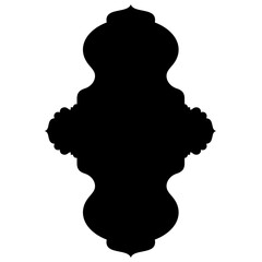 Islamic Label Emblem Shape Glyph Pictogram symbol visual illustration