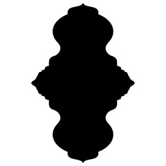 Islamic Label Emblem Shape Glyph Pictogram symbol visual illustration