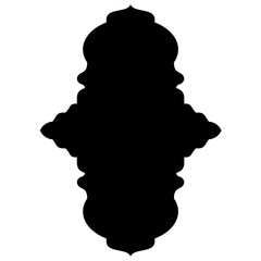 Islamic Label Emblem Shape Glyph Pictogram symbol visual illustration