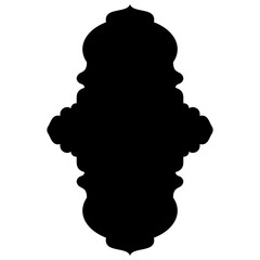 Islamic Label Emblem Shape Glyph Pictogram symbol visual illustration