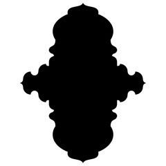 Islamic Label Emblem Shape Glyph Pictogram symbol visual illustration