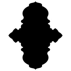 Islamic Label Emblem Shape Glyph Pictogram symbol visual illustration