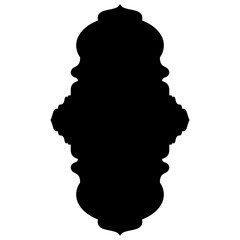 Islamic Label Emblem Shape Glyph Pictogram symbol visual illustration