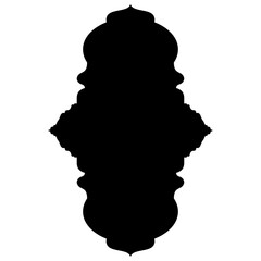 Islamic Label Emblem Shape Glyph Pictogram symbol visual illustration