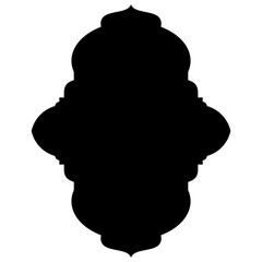 Islamic Label Emblem Shape Glyph Pictogram symbol visual illustration