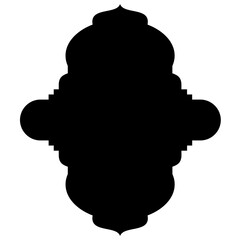 Islamic Label Emblem Shape Glyph Pictogram symbol visual illustration