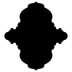 Islamic Label Emblem Shape Glyph Pictogram symbol visual illustration