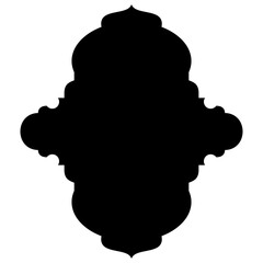 Islamic Label Emblem Shape Glyph Pictogram symbol visual illustration