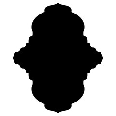 Islamic Label Emblem Shape Glyph Pictogram symbol visual illustration