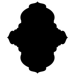 Islamic Label Emblem Shape Glyph Pictogram symbol visual illustration