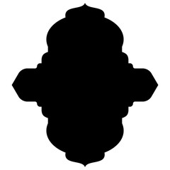 Islamic Label Emblem Shape Glyph Pictogram symbol visual illustration