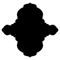 Islamic Label Emblem Shape Glyph Pictogram symbol visual illustration