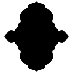Islamic Label Emblem Shape Glyph Pictogram symbol visual illustration