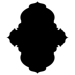 Islamic Label Emblem Shape Glyph Pictogram symbol visual illustration