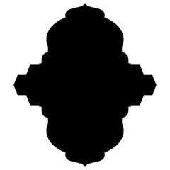 Islamic Label Emblem Shape Glyph Pictogram symbol visual illustration