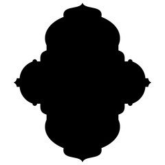 Islamic Label Emblem Shape Glyph Pictogram symbol visual illustration