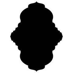Islamic Label Emblem Shape Glyph Pictogram symbol visual illustration