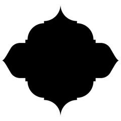 Islamic Label Emblem Shape Glyph Pictogram symbol visual illustration