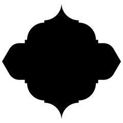 Islamic Label Emblem Shape Glyph Pictogram symbol visual illustration